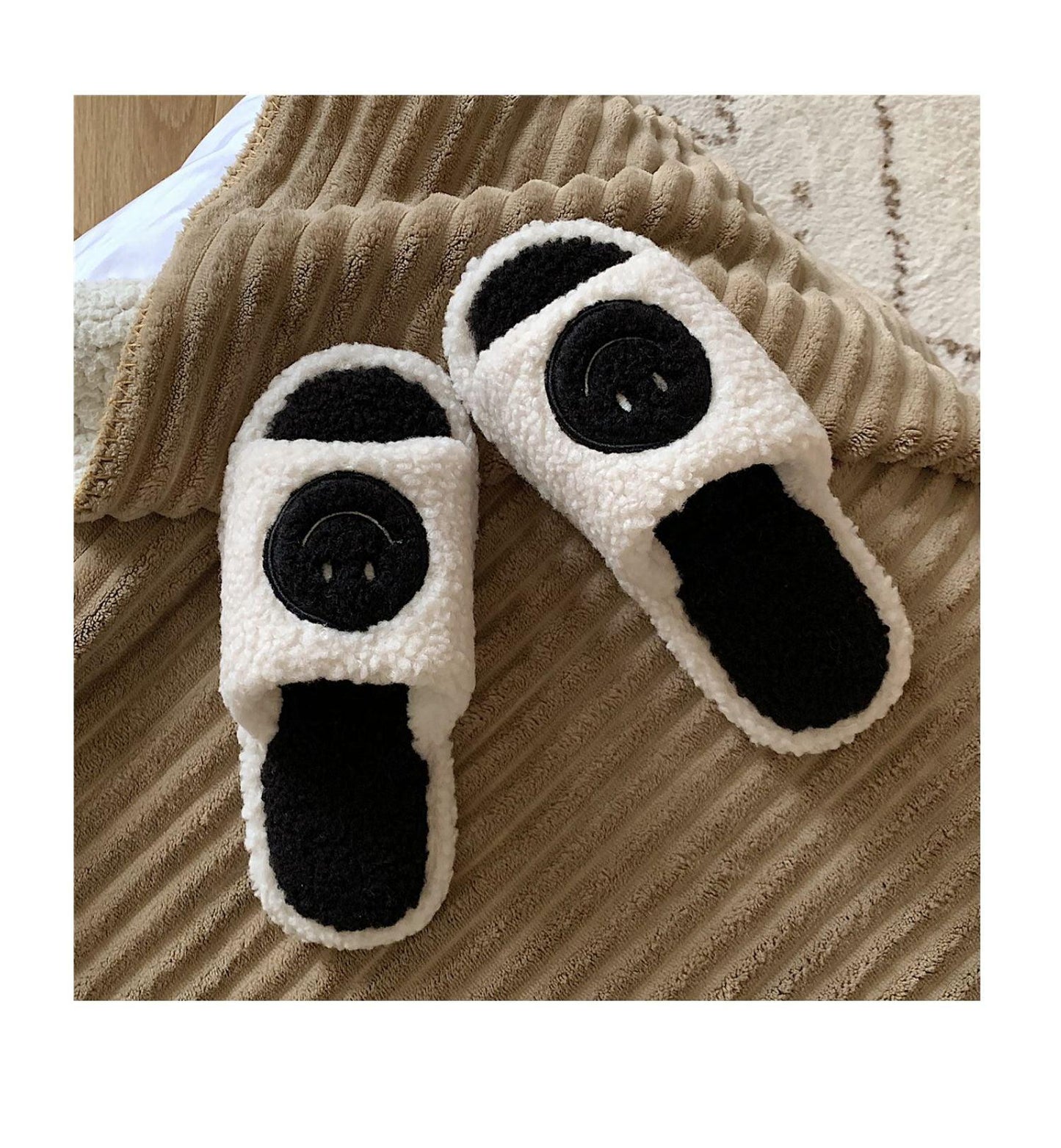 Chaussons élégants antidérapants pour couples