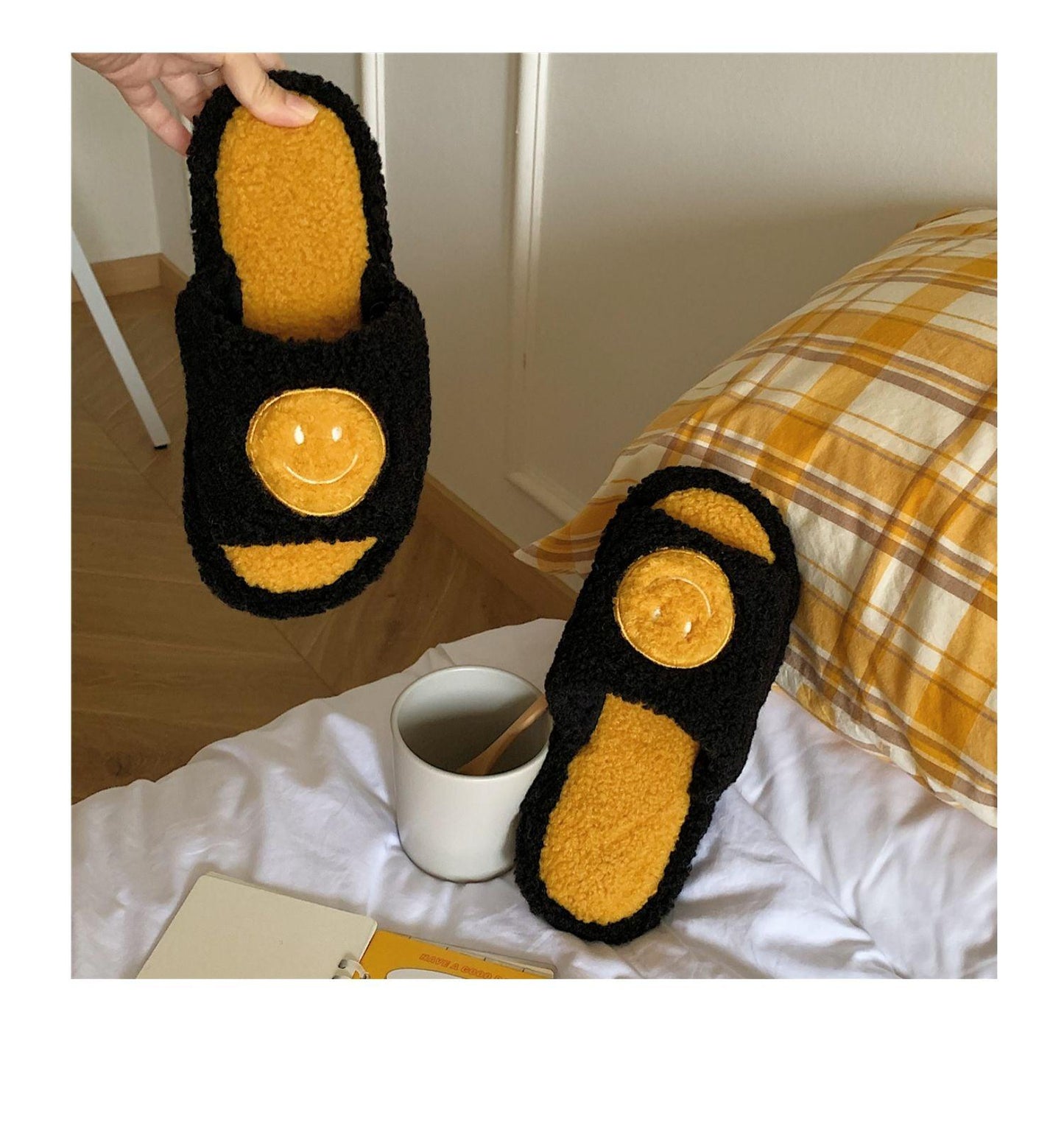 Chaussons élégants antidérapants pour couples