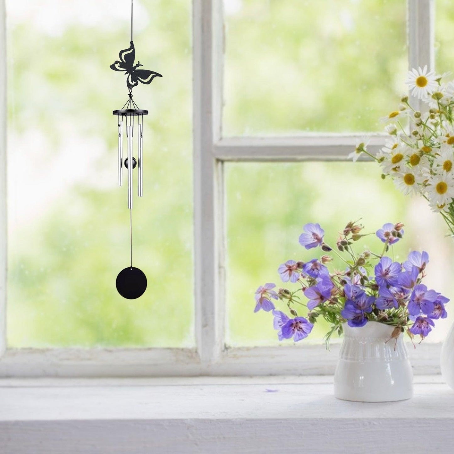 Crystal Guardian Angel Wing Sun Catcher - Elegant Home Decor