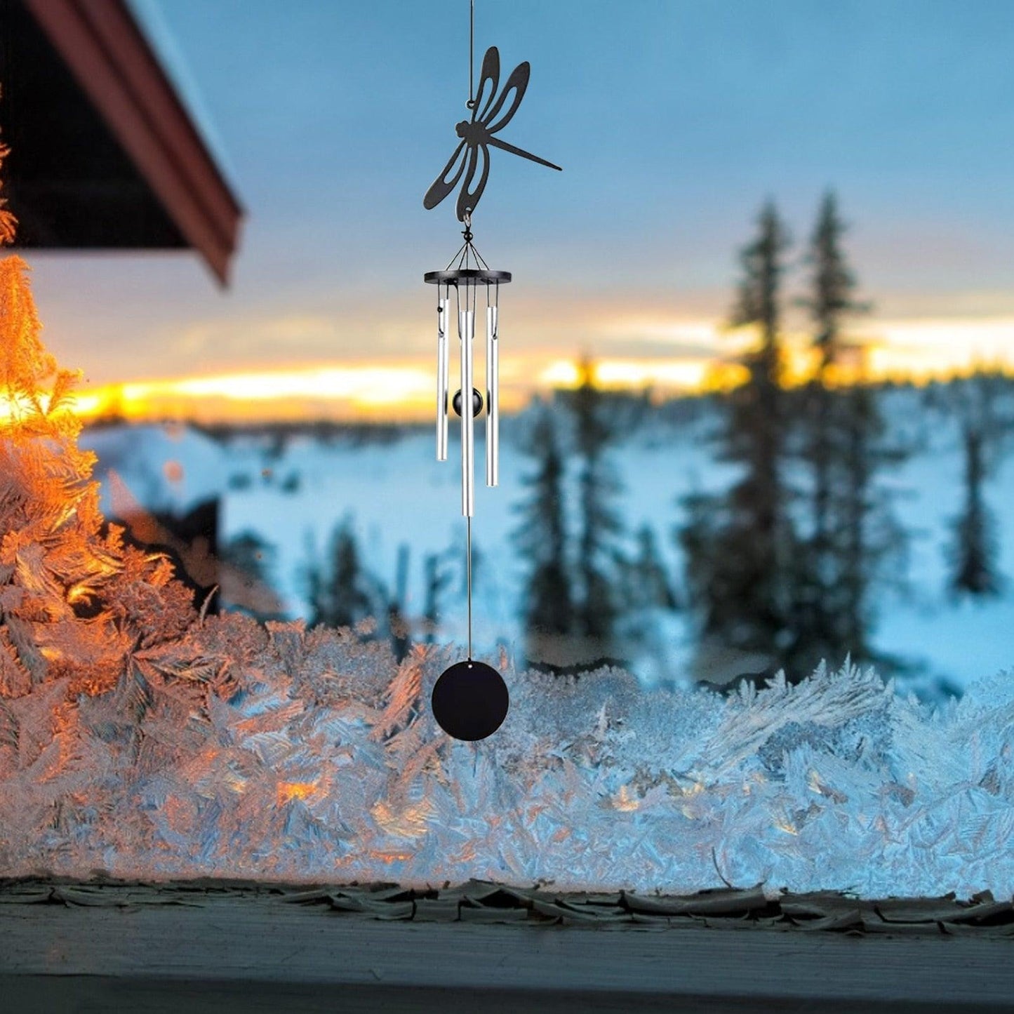Crystal Guardian Angel Wing Sun Catcher - Elegant Home Decor