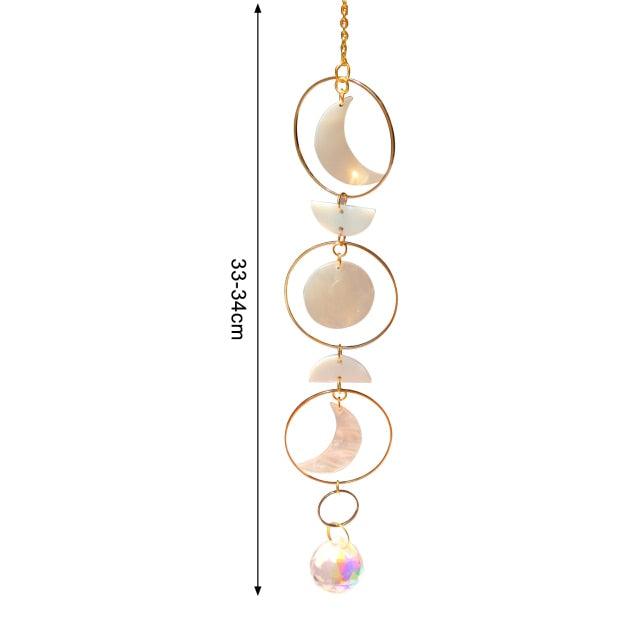Crystal Guardian Angel Wing Sun Catcher - Elegant Home Decor