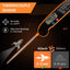 Precision Digital Kitchen Thermometer for Meat, Water & Milk - Fast & Waterproof Cooking Probe - Korvel