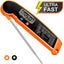 Precision Digital Kitchen Thermometer for Meat, Water & Milk - Fast & Waterproof Cooking Probe - Korvel