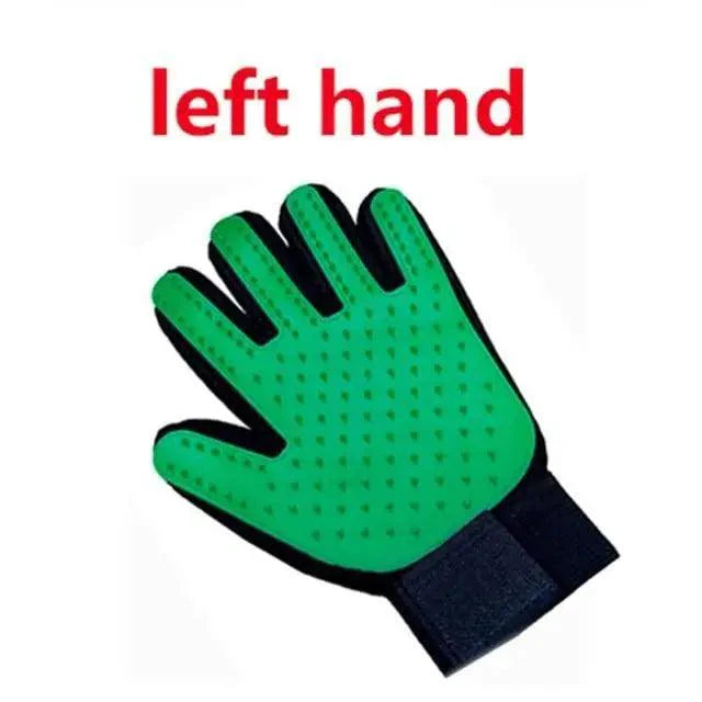 Gants de toilettage doux pour animaux de compagnie pour un retrait de poils sans effort
