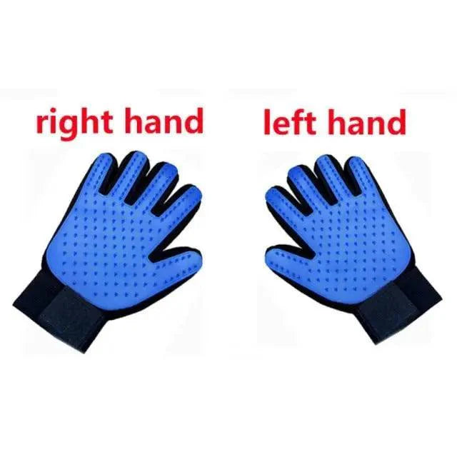 Gants de toilettage doux pour animaux de compagnie pour un retrait de poils sans effort