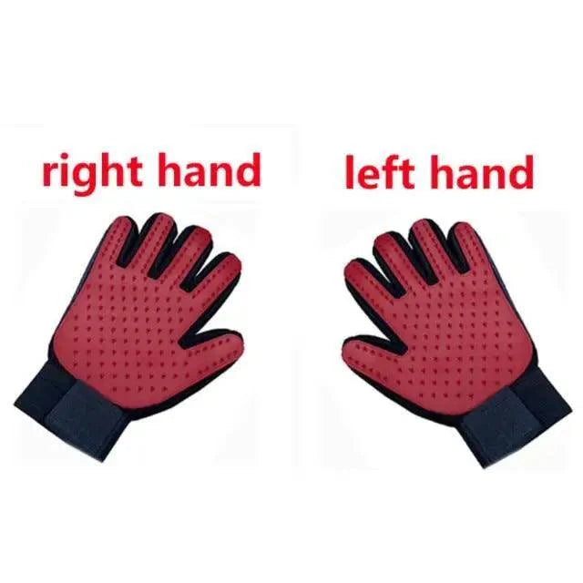 Gants de toilettage doux pour animaux de compagnie pour un retrait de poils sans effort