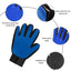 Gants de toilettage doux pour animaux de compagnie pour un retrait de poils sans effort