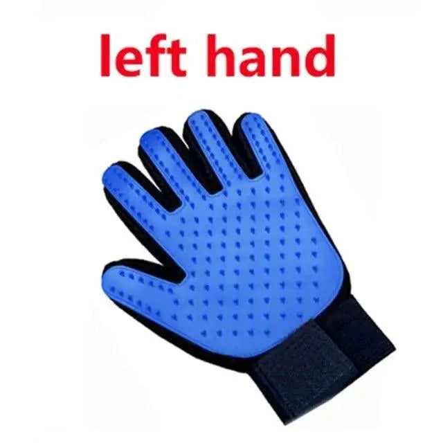 Gants de toilettage doux pour animaux de compagnie pour un retrait de poils sans effort
