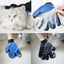 Gants de toilettage doux pour animaux de compagnie pour un retrait de poils sans effort