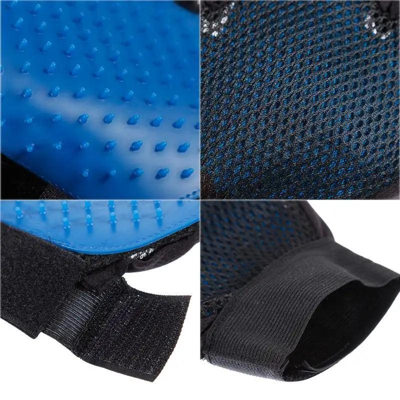 Gants de toilettage doux pour animaux de compagnie pour un retrait de poils sans effort