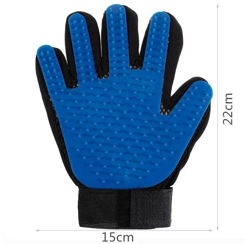 Gants de toilettage doux pour animaux de compagnie pour un retrait de poils sans effort