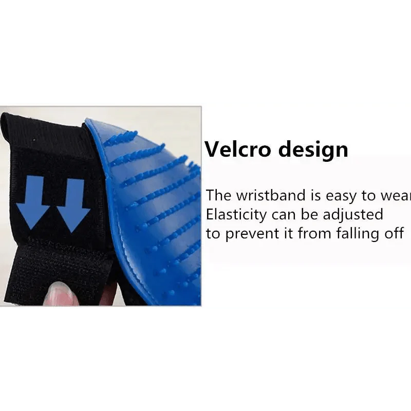 Gants de toilettage doux pour animaux de compagnie pour un retrait de poils sans effort
