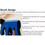 Gants de toilettage doux pour animaux de compagnie pour un retrait de poils sans effort