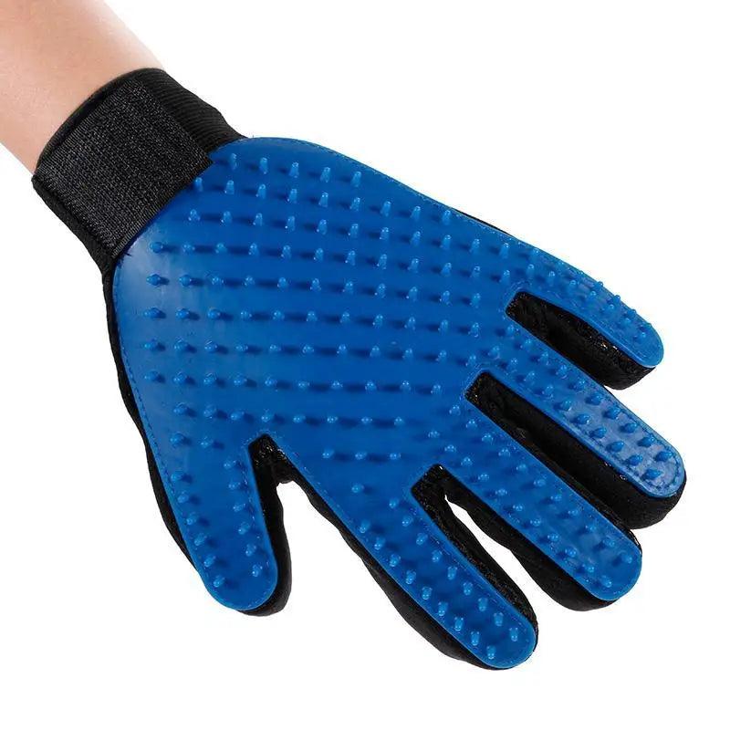Gants de toilettage doux pour animaux de compagnie pour un retrait de poils sans effort