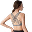 Elegance Fitness Sports Bra for Women - Crisscross Design