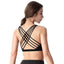Elegance Fitness Sports Bra for Women - Crisscross Design