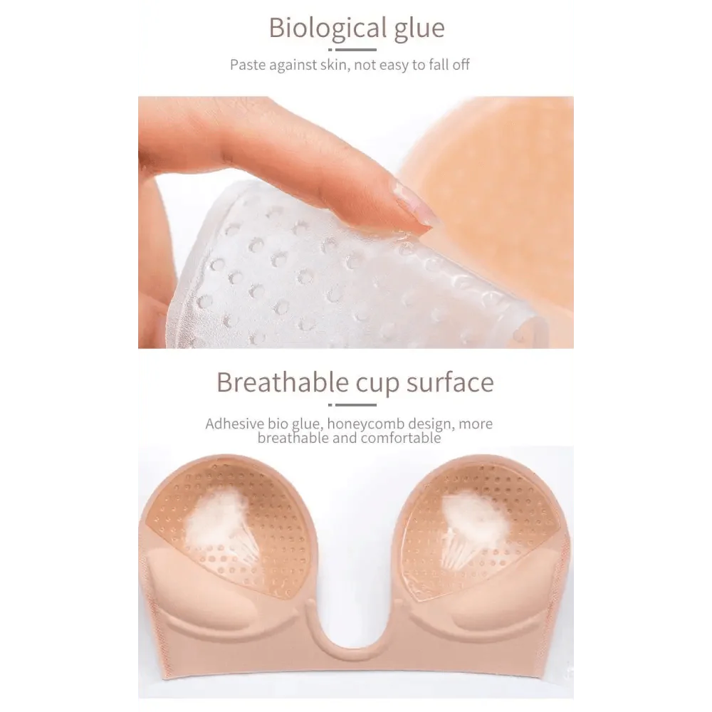 Sostén Invisible Push Up Sin Tirantes para Ocasiones Elegantes