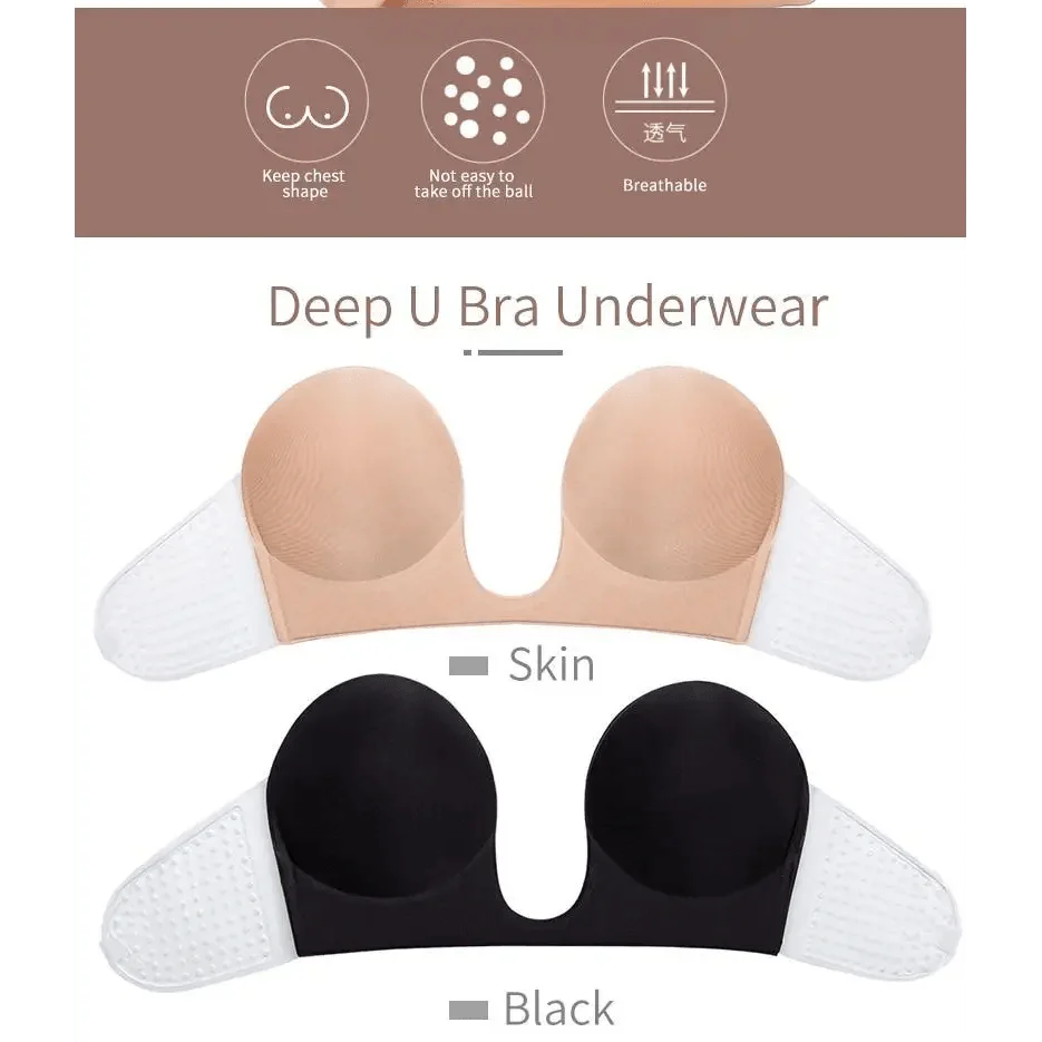 Sostén Invisible Push Up Sin Tirantes para Ocasiones Elegantes