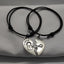 Elegant Heart-Shaped Couple Bracelet Set for Special Moments