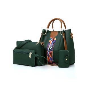 New Fashion Four Piece Set Mother Bag Handheld One Shoulder Crossbody Bag Water Bucket Bag - Korvel