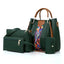 New Fashion Four Piece Set Mother Bag Handheld One Shoulder Crossbody Bag Water Bucket Bag - Korvel