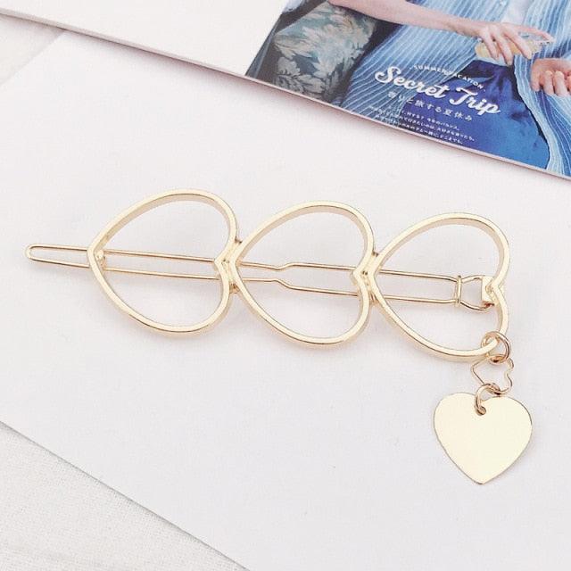 Elegant Star Alloy Hair Clip for Women