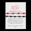 Handmade Braided Rope Couple Bracelet - Adjustable Red Cord