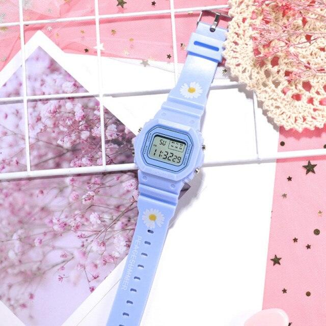 Stylish Digital Sport Watch with Silicone Strap