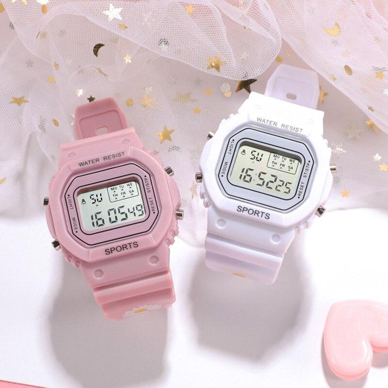 Stylish Digital Sport Watch with Silicone Strap