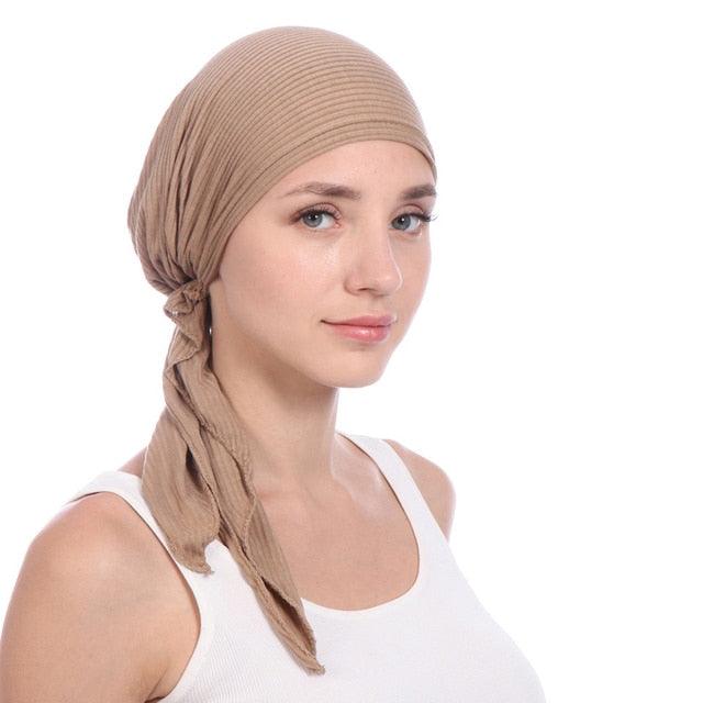 Turban en coton doux élégant pour femmes - Léger et stylé