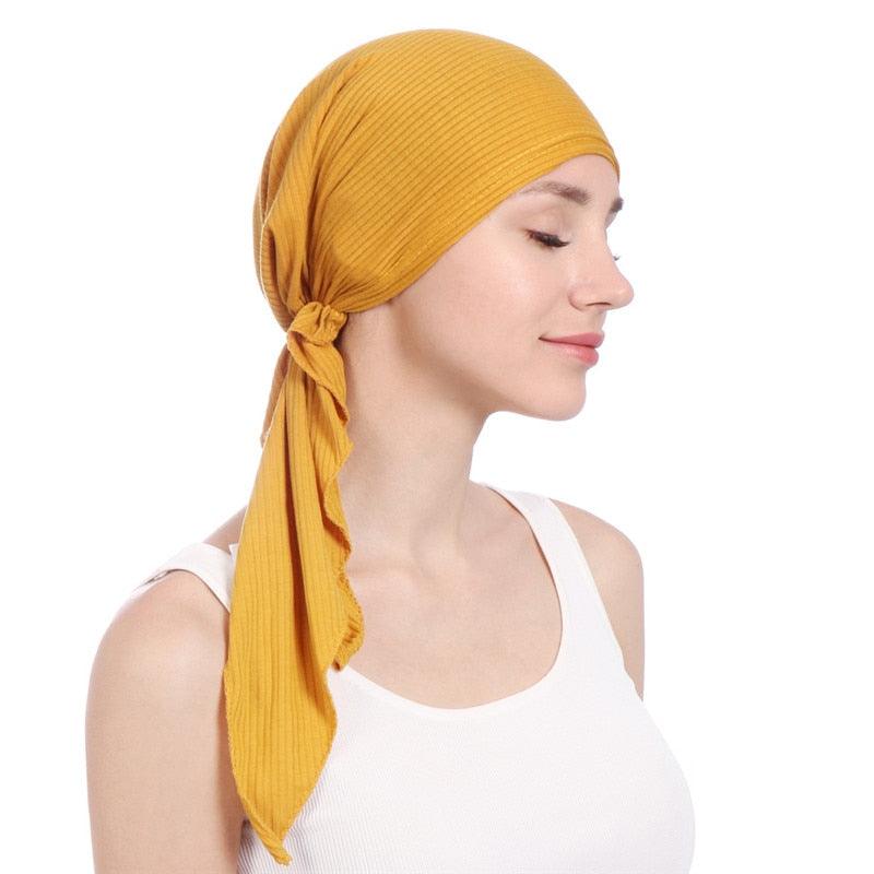 Turban en coton doux élégant pour femmes - Léger et stylé