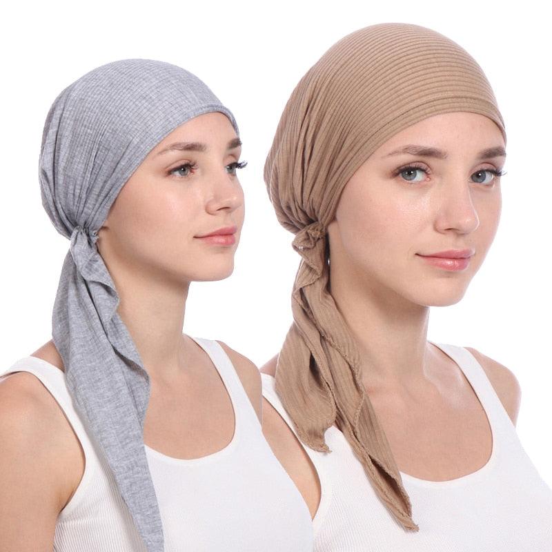 Turban en coton doux élégant pour femmes - Léger et stylé