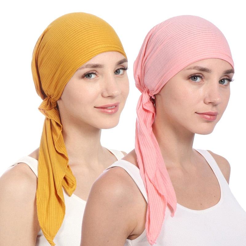 Turban en coton doux élégant pour femmes - Léger et stylé