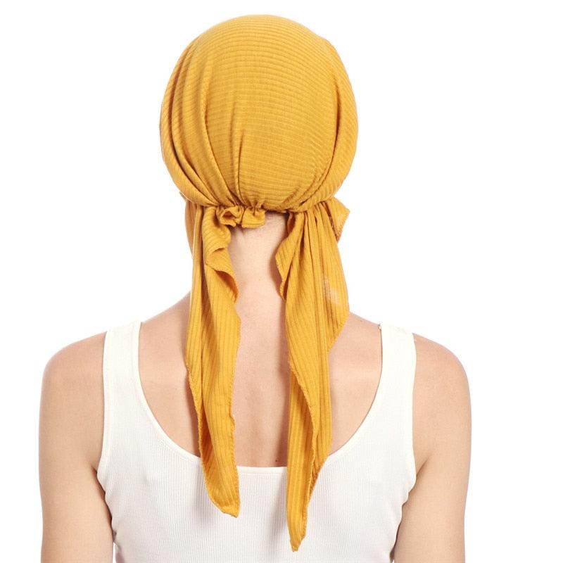 Turban en coton doux élégant pour femmes - Léger et stylé