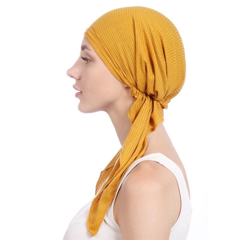 Turban en coton doux élégant pour femmes - Léger et stylé