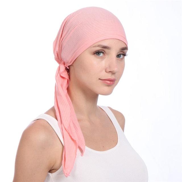 Turban en coton doux élégant pour femmes - Léger et stylé