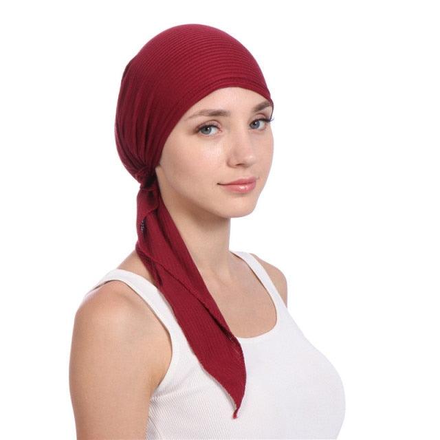 Turban en coton doux élégant pour femmes - Léger et stylé