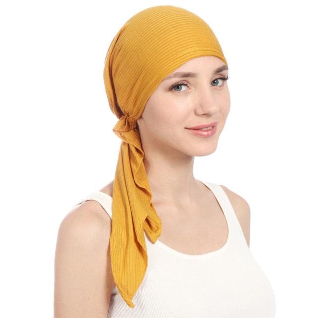 Turban en coton doux élégant pour femmes - Léger et stylé