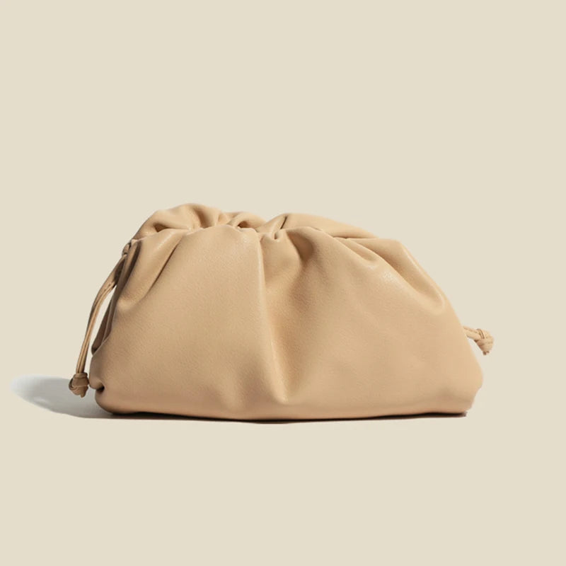 New Fashion Solid Color Headbag For Women Soft Leather Shoulder Crossbody Bag Female Travel Casual Bags - Korvel