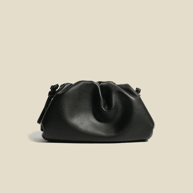 New Fashion Solid Color Headbag For Women Soft Leather Shoulder Crossbody Bag Female Travel Casual Bags - Korvel