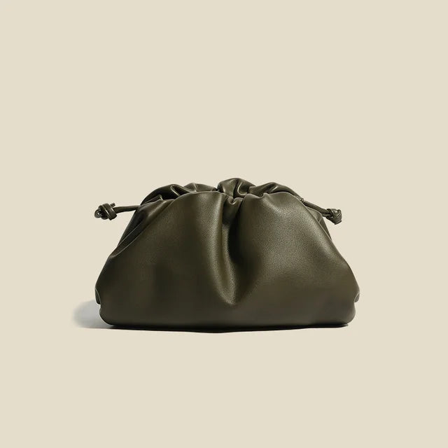 New Fashion Solid Color Headbag For Women Soft Leather Shoulder Crossbody Bag Female Travel Casual Bags - Korvel