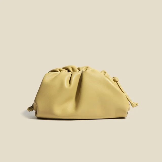 New Fashion Solid Color Headbag For Women Soft Leather Shoulder Crossbody Bag Female Travel Casual Bags - Korvel