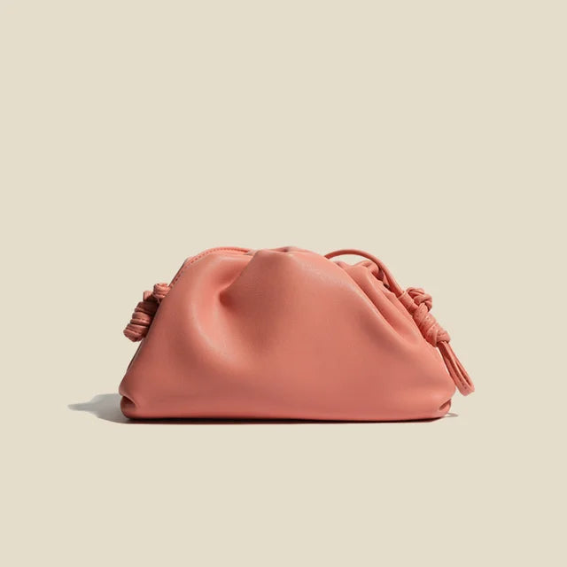 New Fashion Solid Color Headbag For Women Soft Leather Shoulder Crossbody Bag Female Travel Casual Bags - Korvel