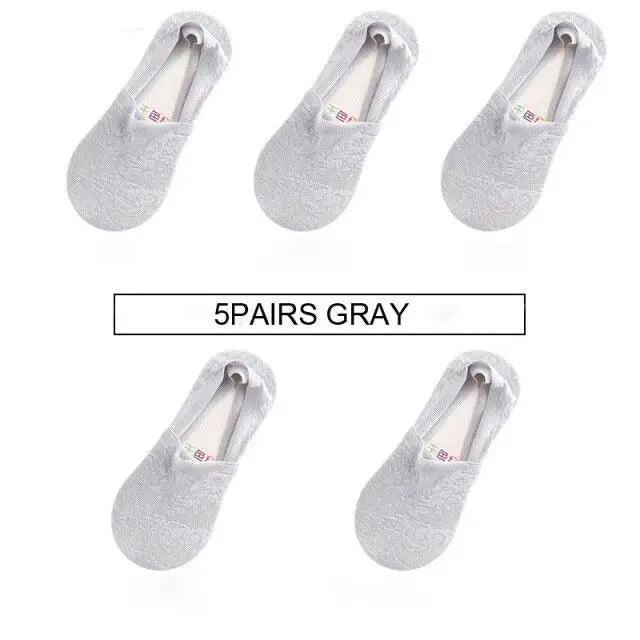 Chaussettes Cheville en Dentelle Fleur pour Femmes - Confort en Coton Respirant