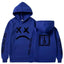 Trendy Smiling Face Print Pullover Hoodies for Couples - Unisex Streetwear Sweatshirts - Korvel