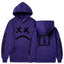 Trendy Smiling Face Print Pullover Hoodies for Couples - Unisex Streetwear Sweatshirts - Korvel