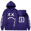Trendy Smiling Face Print Pullover Hoodies for Couples - Unisex Streetwear Sweatshirts - Korvel