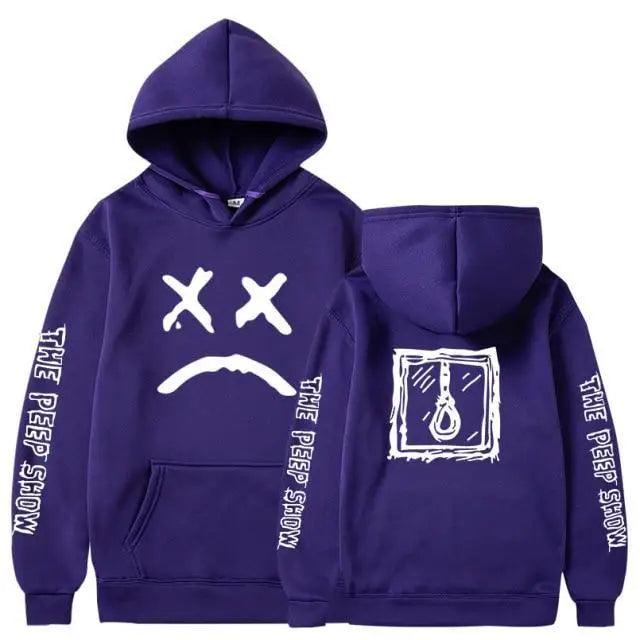 Trendy Smiling Face Print Pullover Hoodies for Couples - Unisex Streetwear Sweatshirts - Korvel