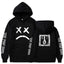 Trendy Smiling Face Print Pullover Hoodies for Couples - Unisex Streetwear Sweatshirts - Korvel