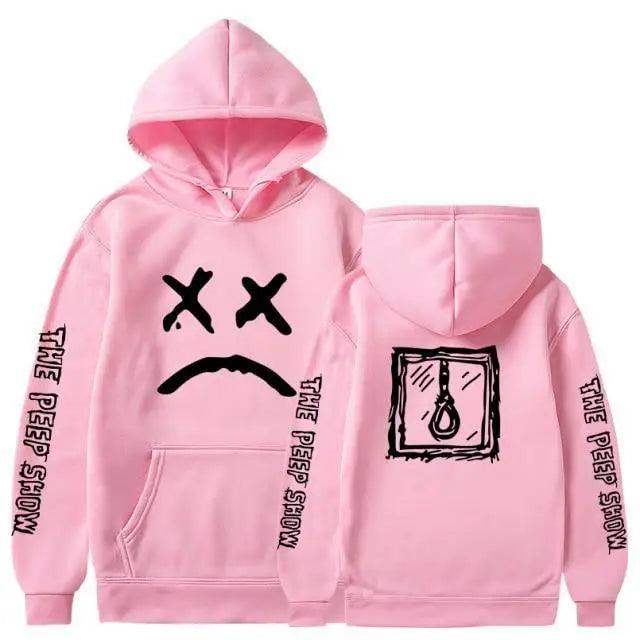 Trendy Smiling Face Print Pullover Hoodies for Couples - Unisex Streetwear Sweatshirts - Korvel